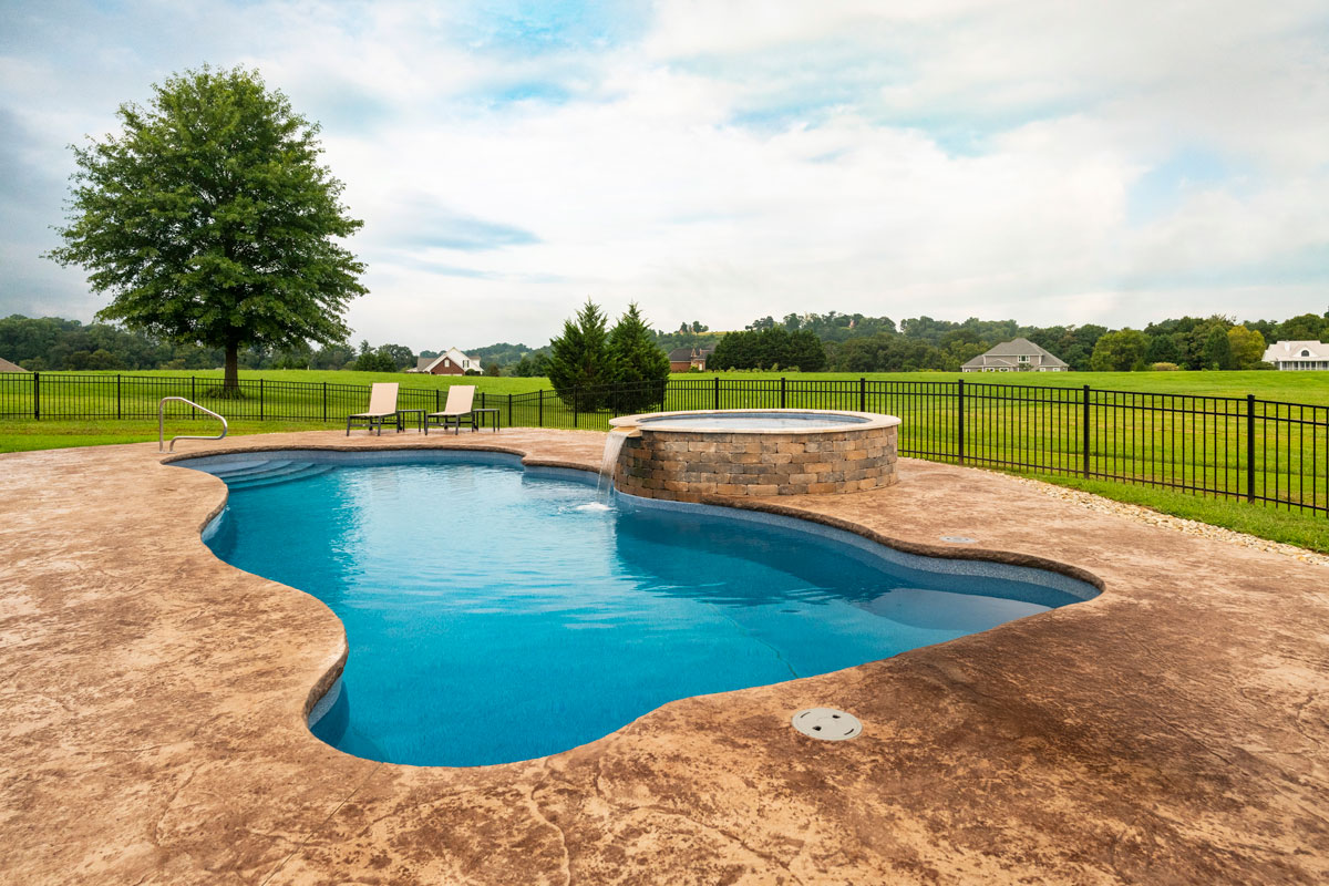 Canyon Lake TX pool company installing backyard swimming pools</p> <p>